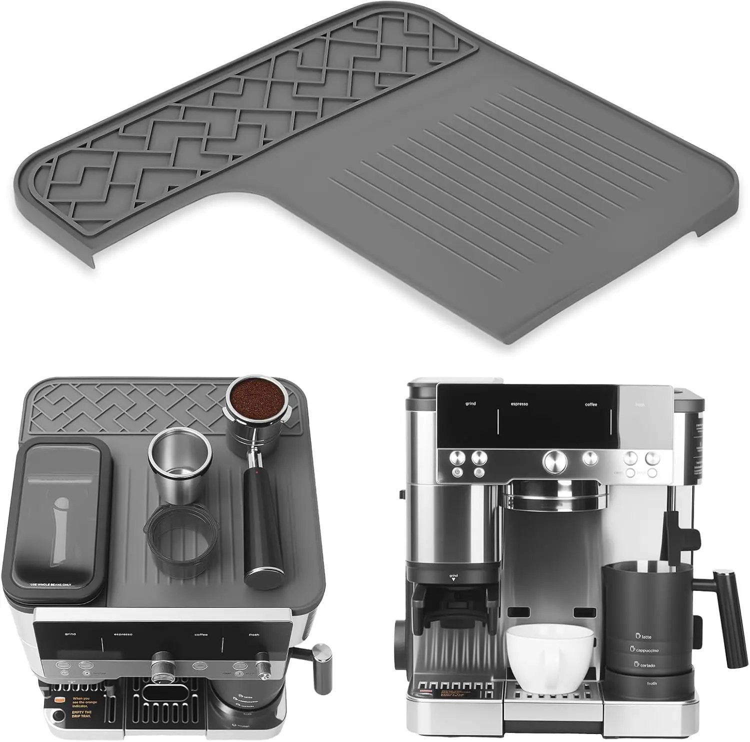 Top Mat for Ninja Luxe Cafe Espresso Machine ES601 Waterproof Non-Slip Coffee Accessories