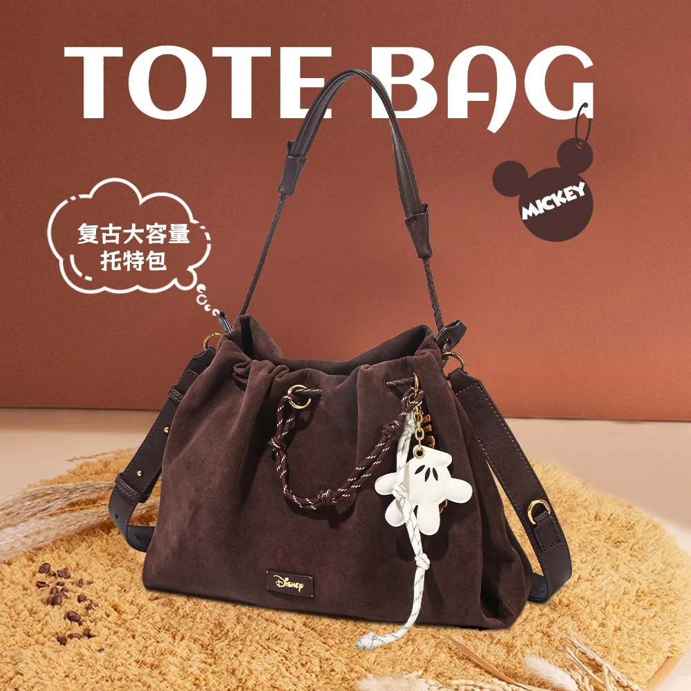 Disney Brand New Mickey Mouse Woman Quartz Wristwatch Square Sun Texture Dial Young Lady Girl Cute Elegant Dress Gift Wristband