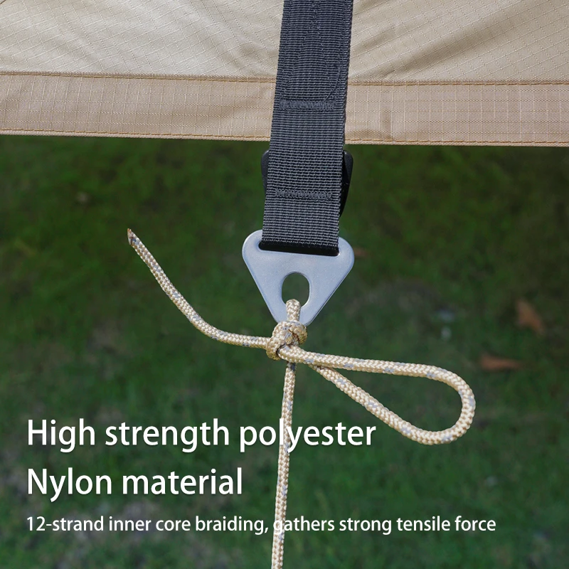 3F UL GEAR 2 mm 20 Meters Diameter Reflective Rope Camping Tent Line With 6 Free Knots Windproof Rope