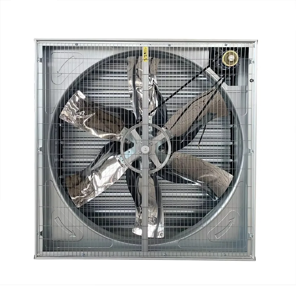 Metal industrial ventilation fans push pull extraction drop hammer extractor poultry farm greenhouse axial flow exhaust fan