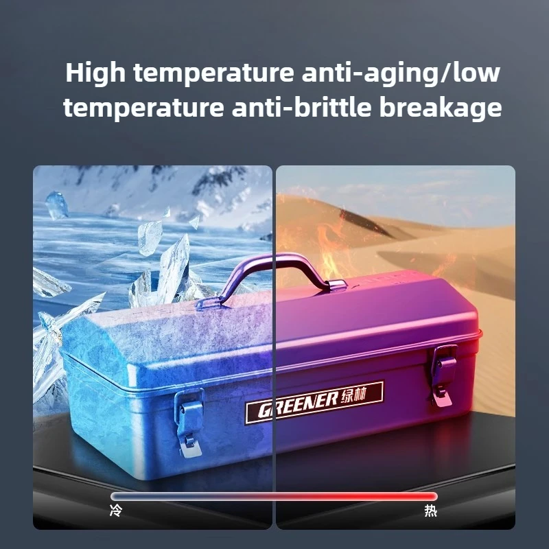 철 도구 상자 하드웨어 두꺼운 보관 도구 케이스 다기능 휴대용 자동차 수리 자동차 도구 주최자 가정용 도구 상자