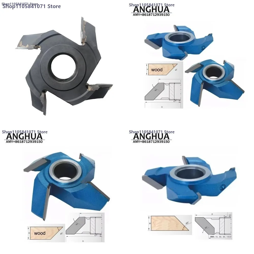 45 Degree Chamfer Router Bit Carbide End Mill Woodworking Milling Cutter Engraving Slotting Trimming Tool Durable