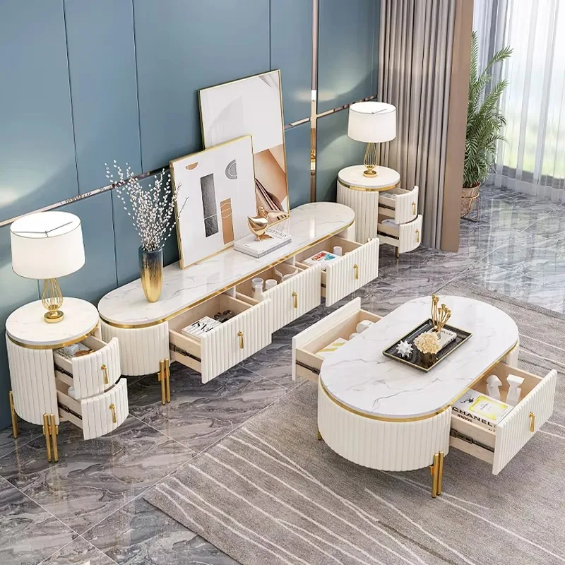 Organizador de cajones estético para mesa de centro, dormitorio, salón, sala de estar, mesas de centro que ahorran espacio, bonitas mesas de centro para sala, muebles