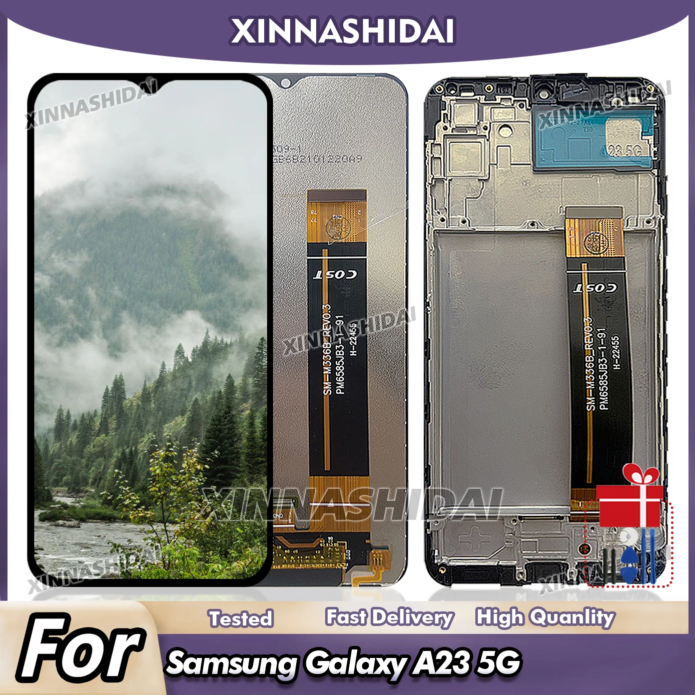66-''testado-para-samsung-galaxy-a23-5g-a236-display-lcd-tela-de-toque-digitador-assembleia-para-samsung-a236b-a236u-a236u1