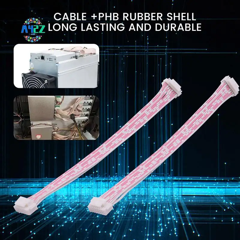 

A42Z-20 шт., 18-контактный сигнальный кабель, 2X9 контактов, кабель Miner Connect Date для машины Antminer S9 S7 L3, расстояние между сообщениями 2 мм