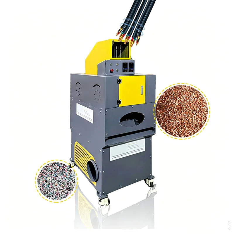 Waste Insulated Wire Recycling Machine Copper Wire Granulator High Purity Copper Granule Making Equipment