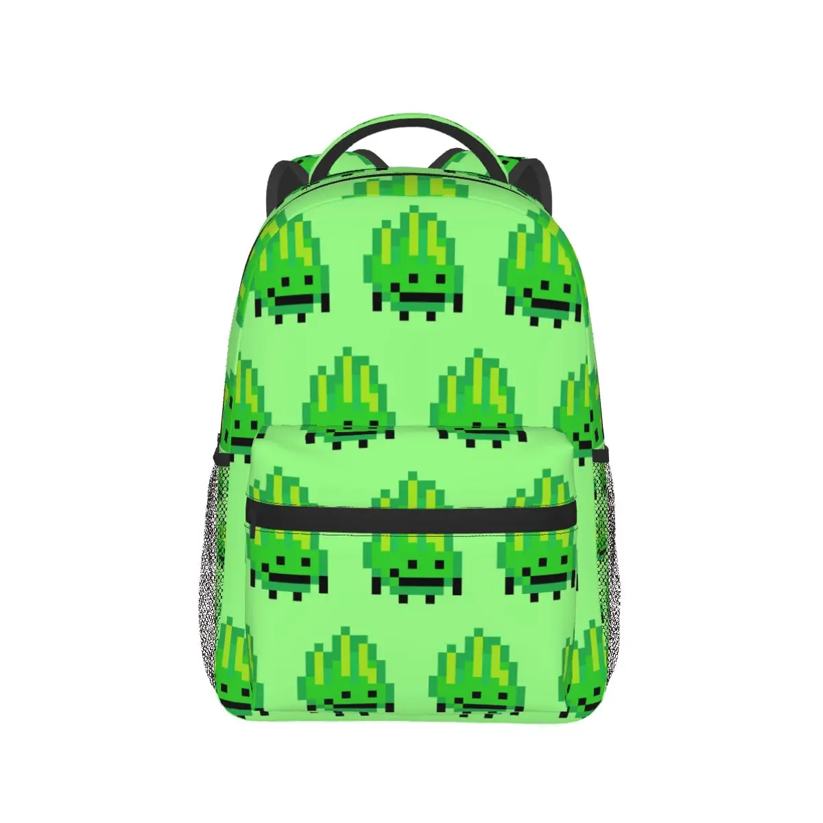 

Grassy Pixel Art Backpack Hot Sale Daypack Large Capacity Children BookBag School Bag Shoulder Bags for Men Women