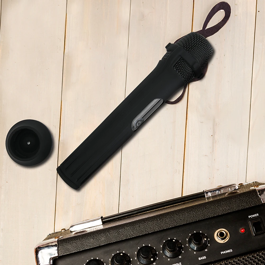 Silicone Case Anti-Rolling Protective Case Microphone Protective Cover Mic Covers for  Wireless Microphone