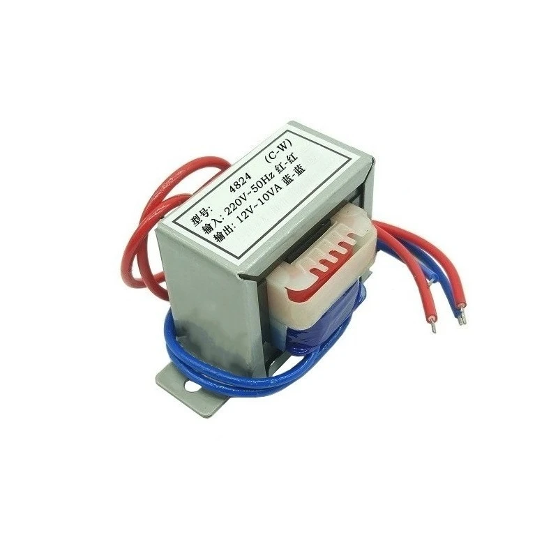 EI48 ac isolation transformer 10W 220V 380V to 3V 6V 7.5V 9V copper winding power transformer