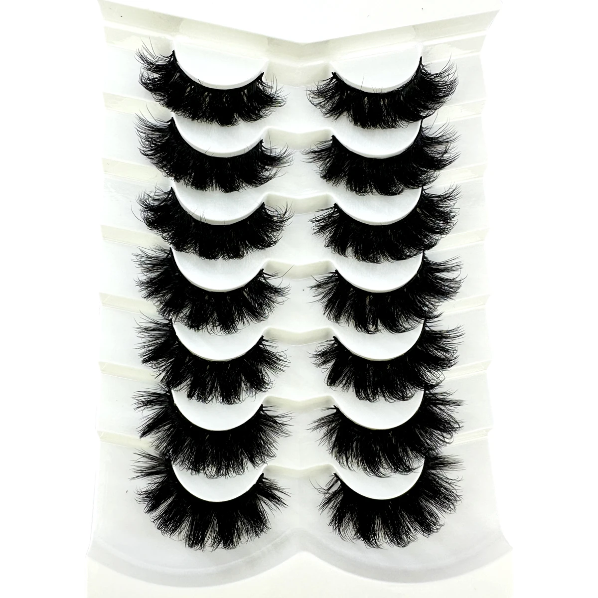 NEW 7Pairs Mink Lashes 3D Mink Eyelashes 100% Cruelty free Lashes Handmade Reusable Fluffy Natural Eyelashes False Lashes Makeup