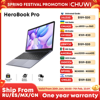 CHUWI HeroBook Pro Laptop 8GB RAM 256GB SSD Intel Celeron N4020 Dual Core 14.1 inch IPS Screen Windows 11 NoteBook Laptops