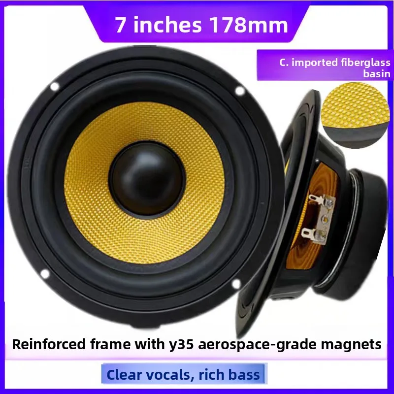 1pcs 4.5 5.5 6.5 7 8 inch midrange three-way mid-low range speakers