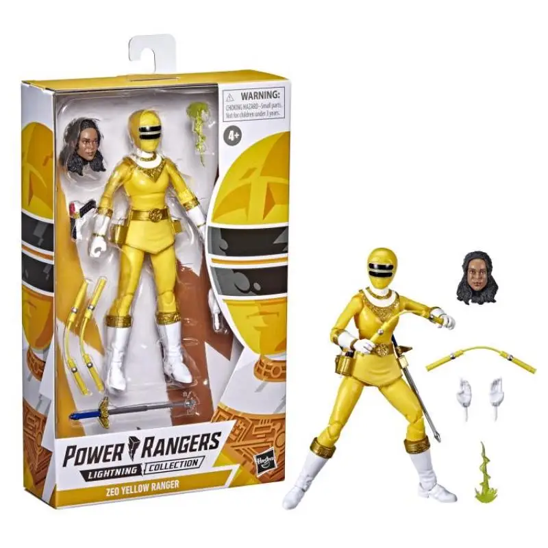 Power Rangers Lightning Collection Zeo Yellow Ranger in Space Phantom Ranger Pink Ranger Dino Charge Green Ranger Figurki akcji