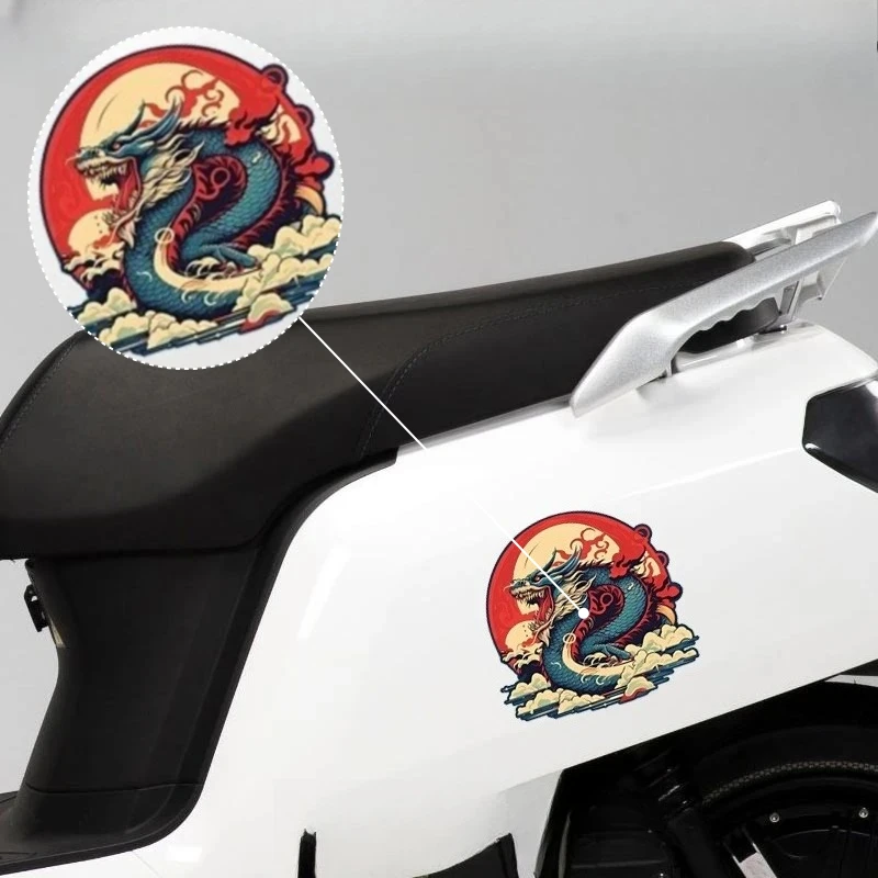 Chinese Dragon Totem Sticker Waterproof Anti-Scratch Vinyl Decal for Car Truck Van Window Body Motorcycle Decor