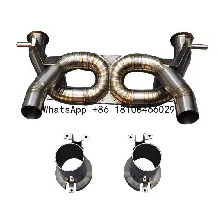 

Xinaote high performance titanium exhaust X pipe straight pipe exhaust system for Lamborghini SVJ