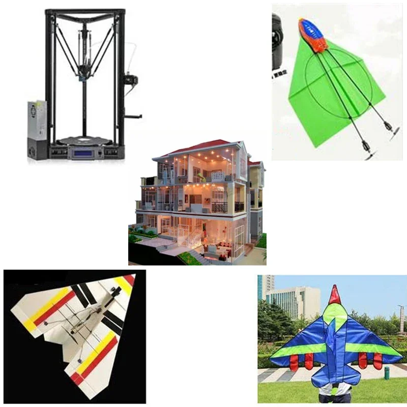 10Pcs/Set Carbon Fiber Rods 1.5mm for RC Plane DIY Tool Model Accessories Length 500mm Wholesale