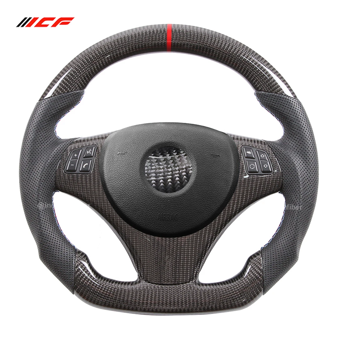 Carbon Fiber Steering Wheel for BMW 5 Series E Series  E90