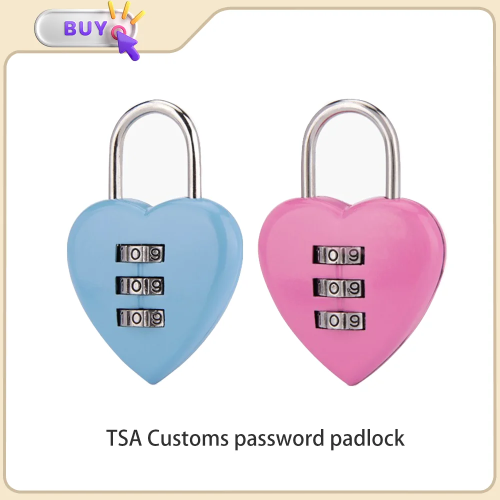 

Suitable For S819 Original Baggage Customs Lock Luggage Accessories Combination Lock Simple Portability Anti-theft Security