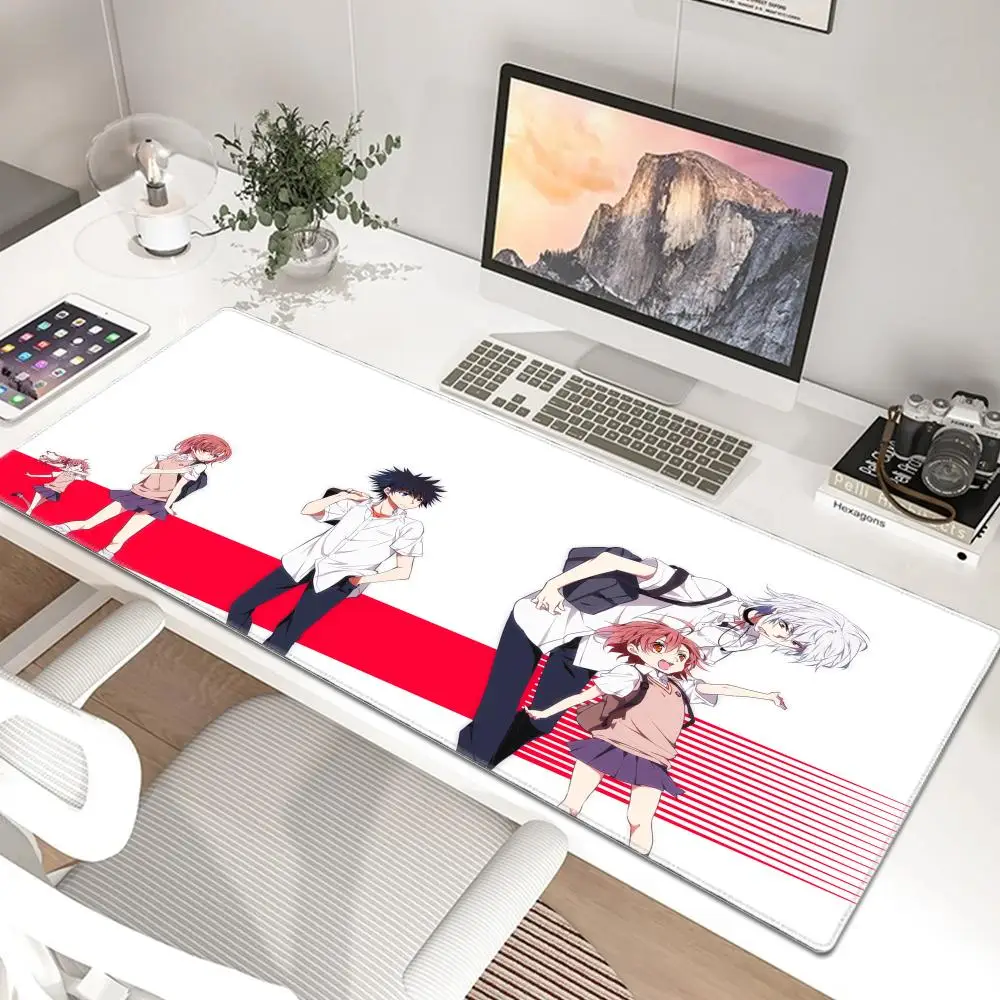 A Certain Magical Index Action Anime Mouse Pad Mousepad Large Gaming LockEdge Thickened Computer Keyboard Table Desk Mat
