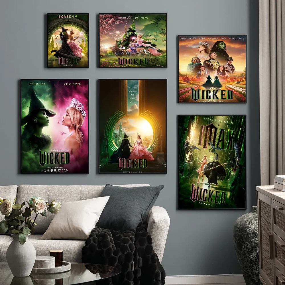 Movie Wicked Classic Good Quality Prints And Posters Vintage Room Home Bar Cafe Decor Aesthetic Art Wall Painting