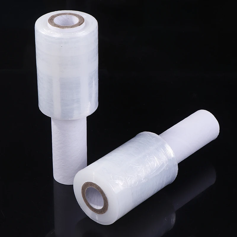 Vulnerable2 Pcs Durable Mini Hand Stretch Wrap - Industrial Grade Shrink Film For Seamless Moving, Furniture Protection