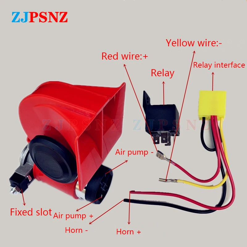 12V 24V Auto Twin Dual Tone Compact Air Hupen Kits für PKW LKW LKW Geländewagen Wohnwagen Boot Twin Twin Tone Super laut wasserdicht – Detail 10