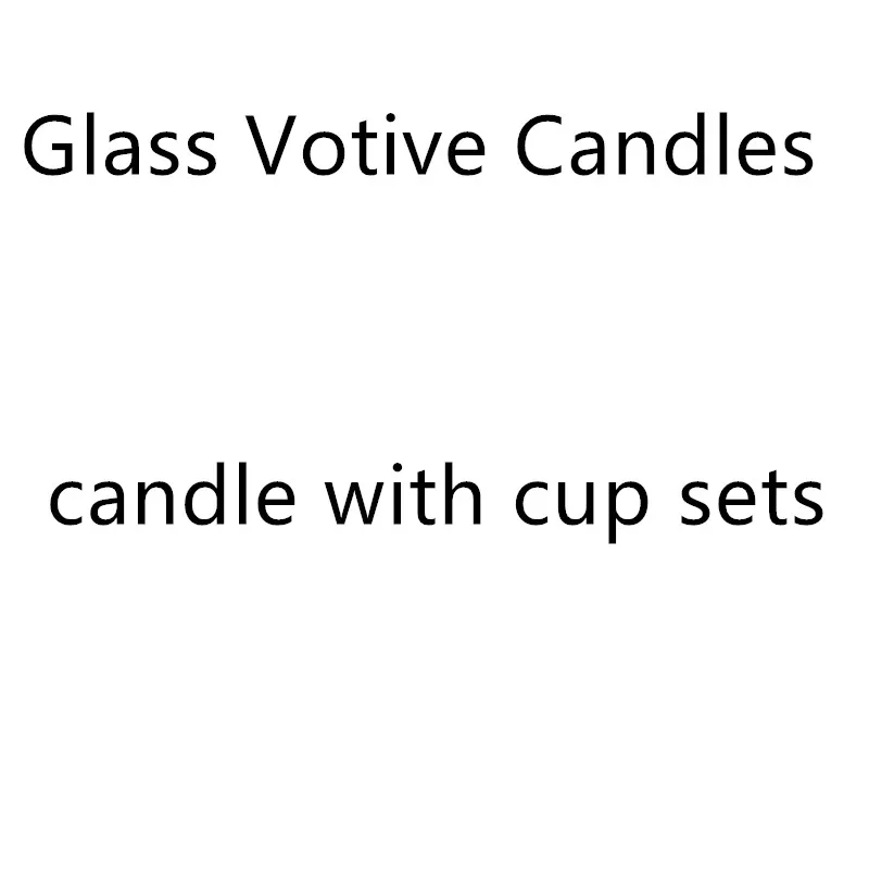 10 Pc Votive Candles Bulk, White Glass Votive Candles, Unscented Clear Glass Filled Candles for Weddings Birthdays Holiday Party