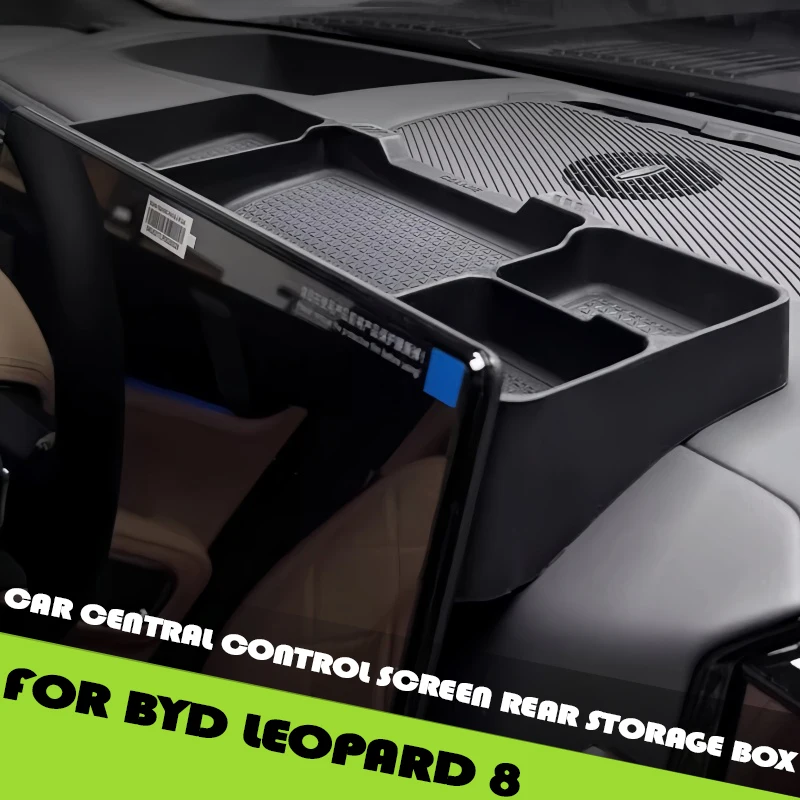 

Car Central Control Screen Rear Storage Box Fit for BYD Leopard 8 Modified Auto Silicone Storage Tissue Box Car Upgrade Parts