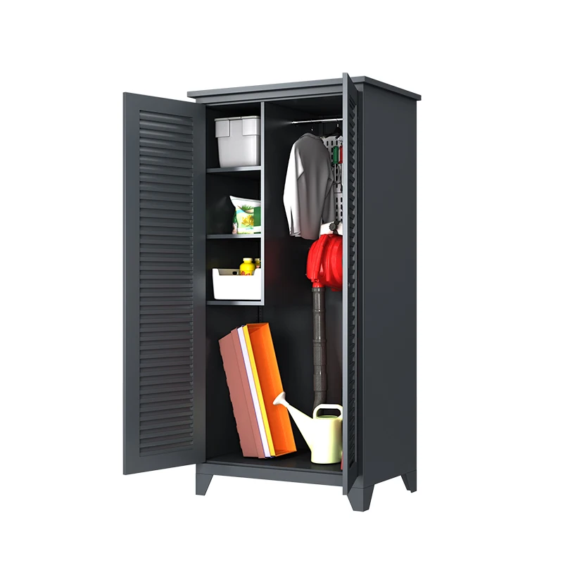 Eco-friendly metal lockers for storing park and garden tools,waterproof and sun-proof, easy to assemble, anti-corrosive cabinets
