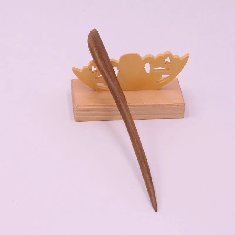 Antiquity Chinese Hanfu Cheongsam Hair Stick Classical Vintage Sandalwood Wood Hair Sticks Boutique Hairpins Styling Tools ML