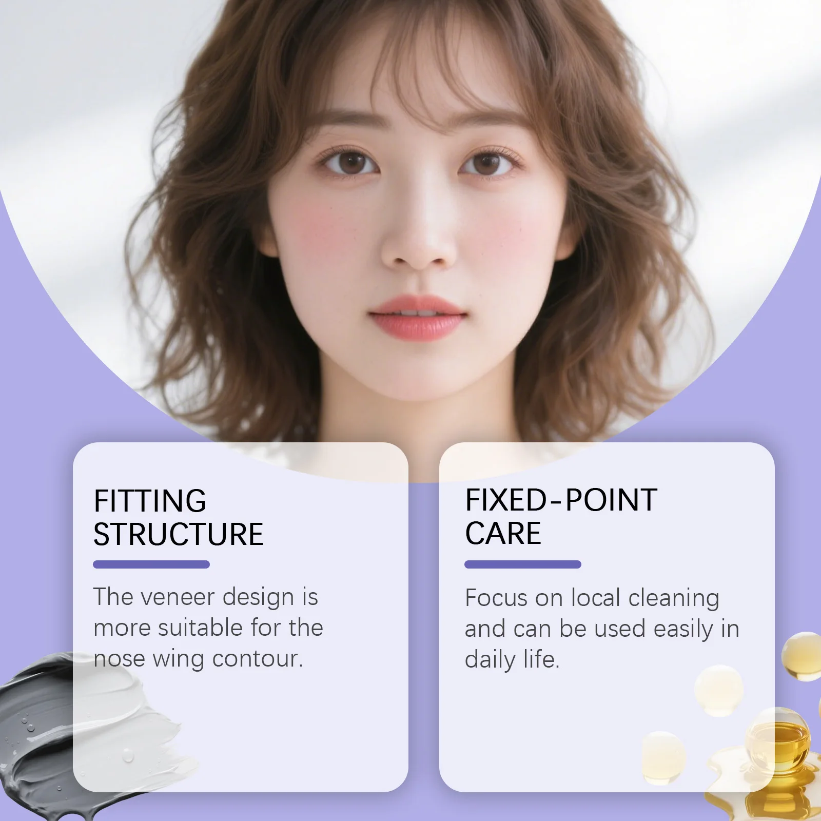 Jaysuing شرائط الأنف لتنظيف المسام اليومية للعناية بالبشرة اللطيفة وإزالة الرؤوس السوداء والزيت قناع الأنف القابل للتمزيق للعناية بالبشرة الروتينية #3