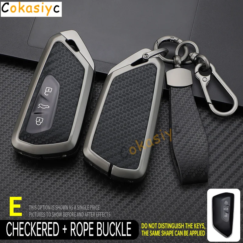 Housse de clé de voiture pour VW Volkswagen Formentor Tarraco Golf 8 MK8 ID.6 ID.4 Cupra pour Skoda Octavia A8 SEAT Leon MK4 2024 2025