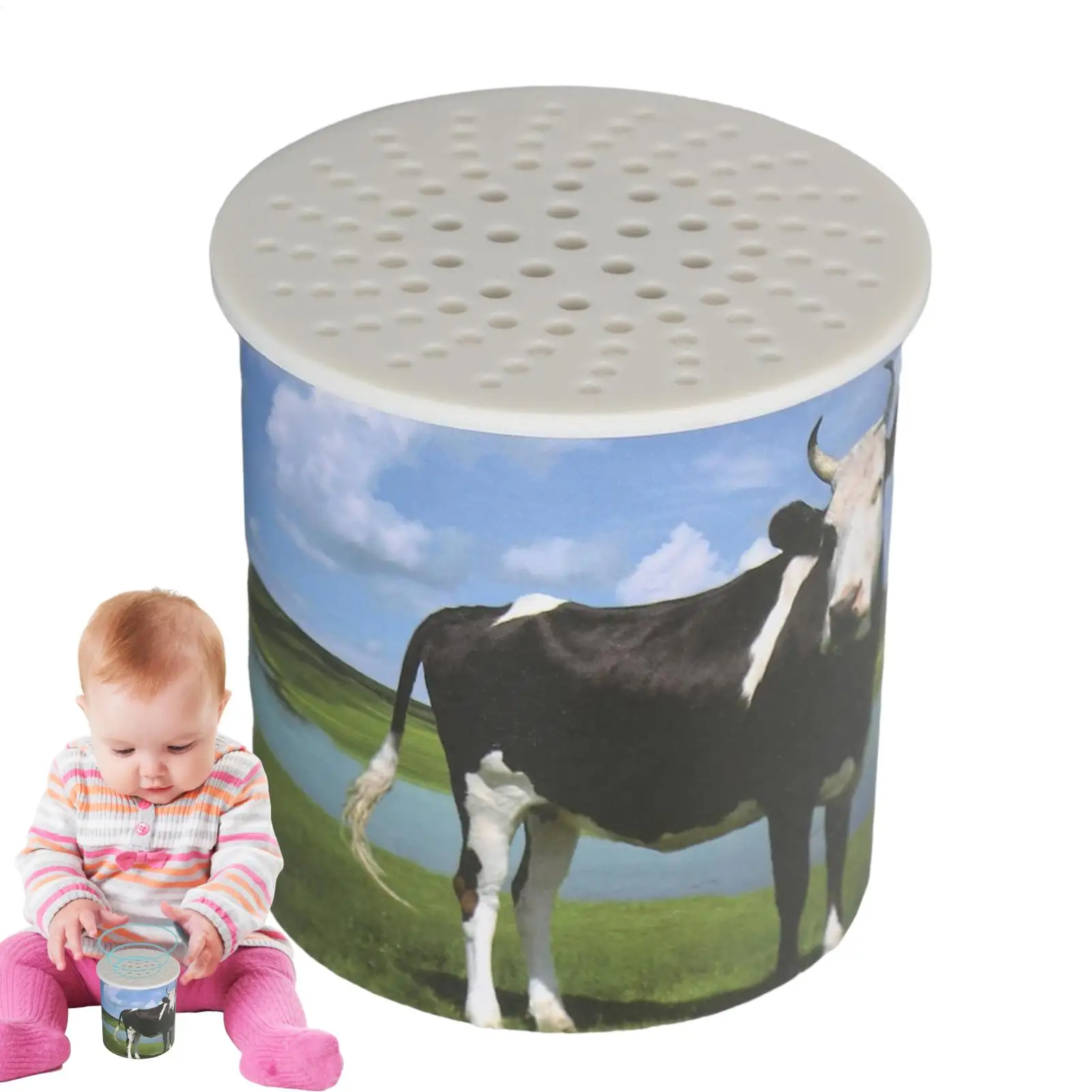 

Cow Animal Sound Maker Inverted Sounding Simulation Great Gift Entertaining Electric Animal Sound Maker for Party for Adults