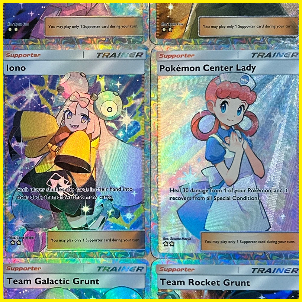 

BLBU PTCG Pocket Golden Collection Cards Golbat Lapras Gyarados Mewtwo Embossed Texture Flash Cards Trainers English Card Gift