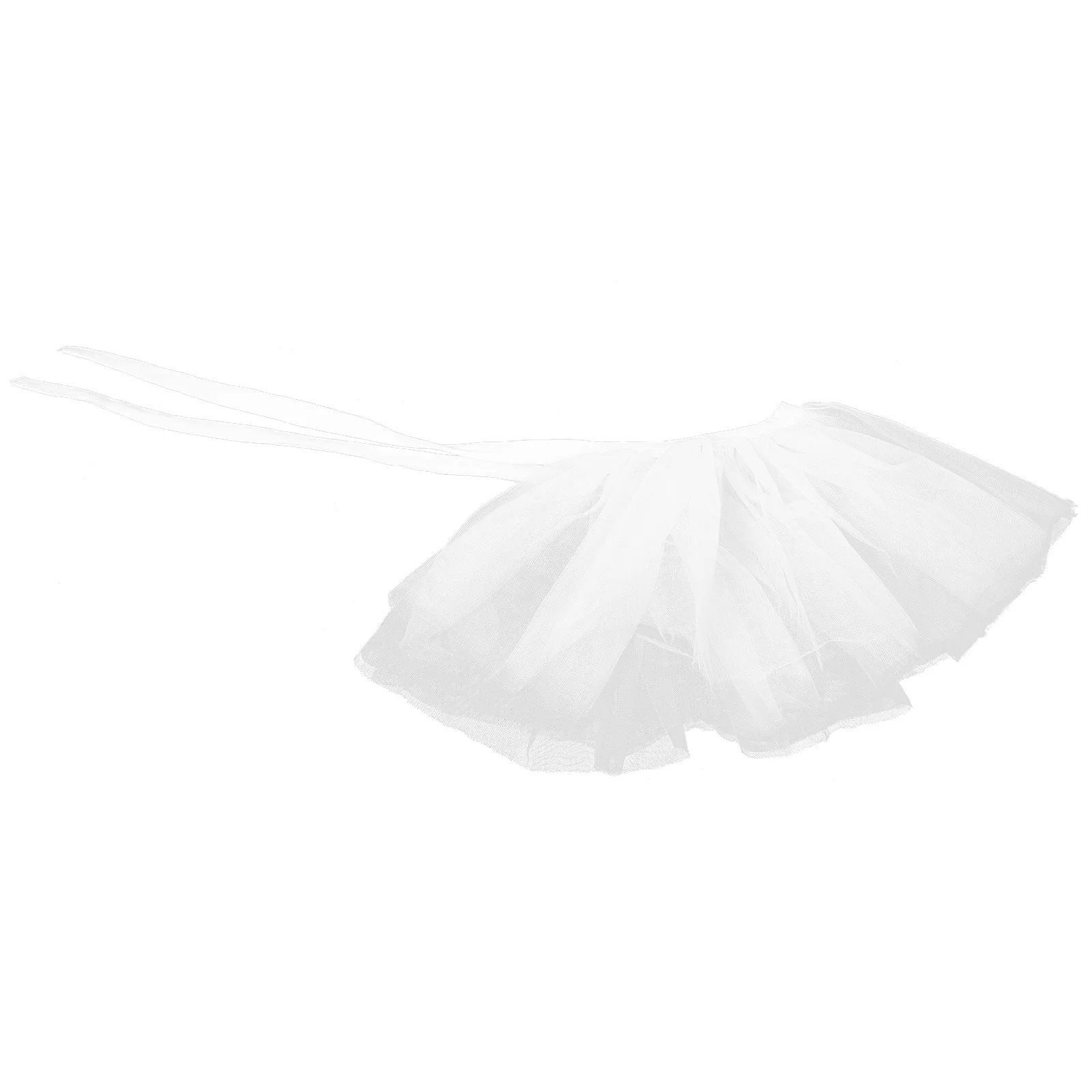 

Vintage Tulle Ruffled Fake Collar Decorative Neck Shawl Victorian Clown Costume Accessory Halloween Theater Performance