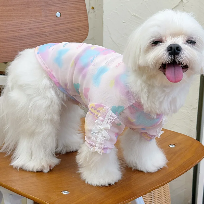 

Suspender Vest for Small Dogs Puppy Summer Clothes Dog Cooling Vest Chihuahua Clothing Dog Costume Outfit Pet Cat Dog T Shirt