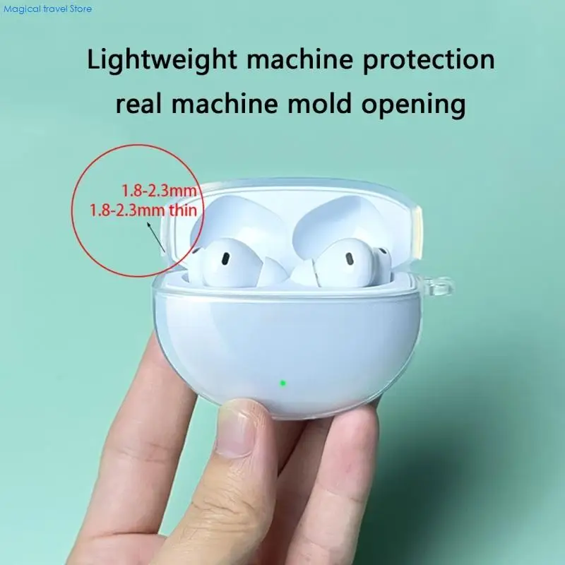 N2UB Headphone Cover Shockproof Housing Skin-friendly Guard Washable Shell Nonslip for Buds 4 Keep Safe From Accidental Drop