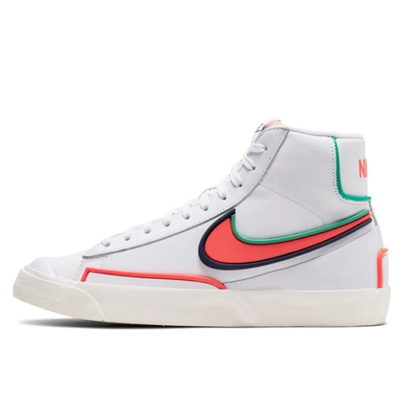 Nike Originals Blazer 77 Men Woman High Skateboard Shoes Classics Black White Soft Leathers Non-slip Walking Casual Sneakers