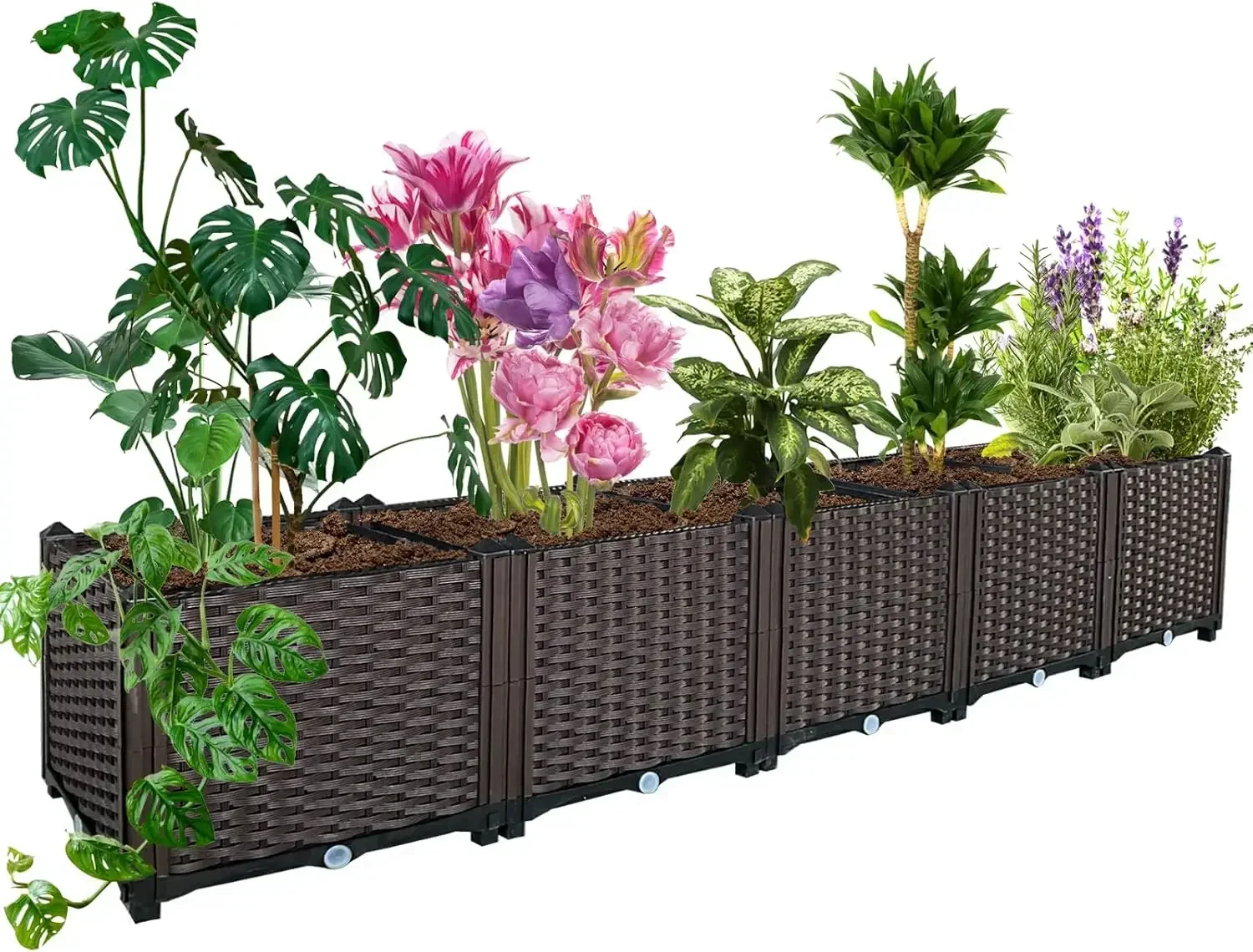 

Raised Garden Bed Planters for Outdoor Plants Garden Boxes Outdoor Raised Tall Planter Box Plant Pots Perfect for Garden