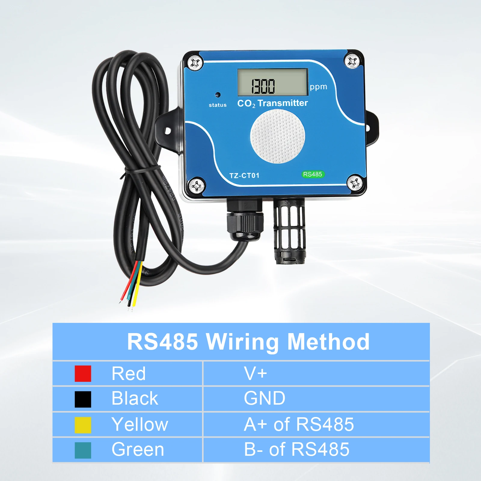CT01 Monitoring CO2-gasanalysator CO2-sensor CO2-monitor met sonde