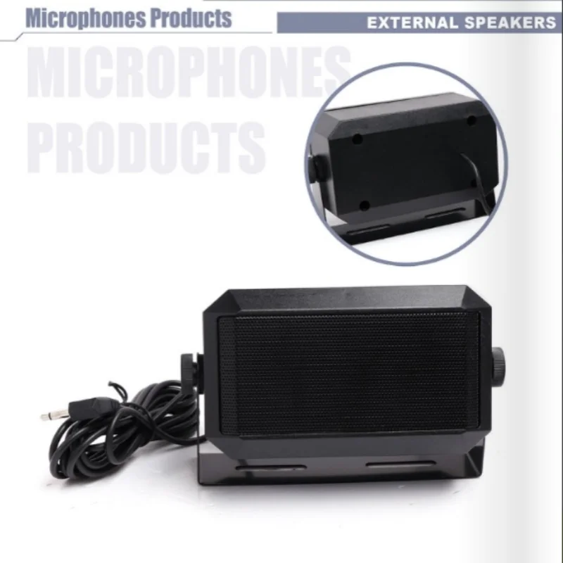 

TSA-6203 Внешние динамики, совместимые с мобильными радиостанциями марок, такие как Kenwood, Yaesu, ICOM и Motorola.