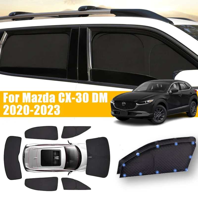 

Anti-UV Car Window Foldable Sunshades For Mazda CX-30 CX30 CX 30 DM 2020 2021 2022 2023 Car Sun Sunscreen Full Cover Accessories