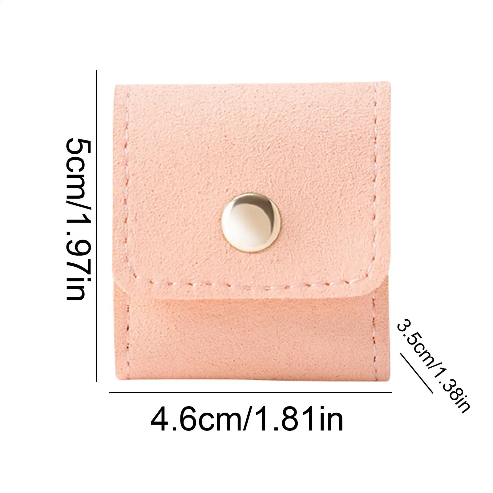 Simple And Portable Compartment Jewelry Bag Ring Storage Pouch, Small Portable Travel Earring Jewelry Storage Bag