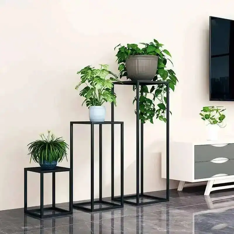 Aesthetics Nordic Stand Minimalist Display Flower Living Room Plant Flower Pot Stand Designer Porte Plantes Home Furniture