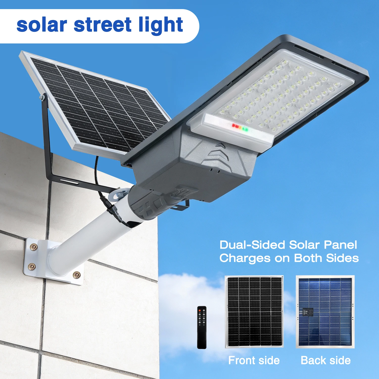

Solar Outdoor Street Lights, Solar Panel Lights, Solar Wall Lights, Solar Garden Lights, Solar Lights, Suitable For Safety Lighting In Lanes, Parking Lots, Gardens, And Courtyards, Solar LED Floodlights, Suitable For Outdoor Use