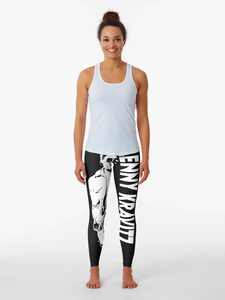 Lenny Kravitz Guitar Music Legend Essential Leggings active wear gym clothing legging pants raises butt Womens Leggings