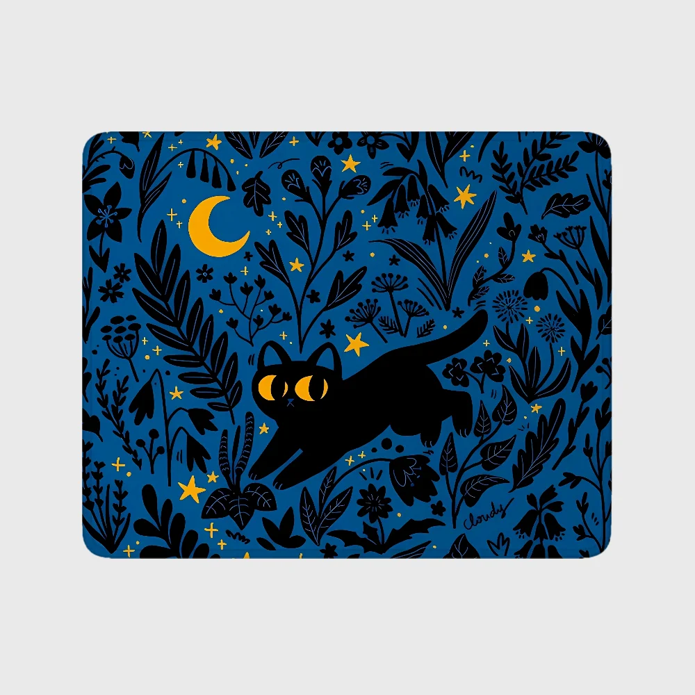 Summer Night Desk Mat Small Mouse Pad Gaming Keyboard Accessories Mouse Mat Pc Gamer Overlock Mousepad Rubber Extended Pads