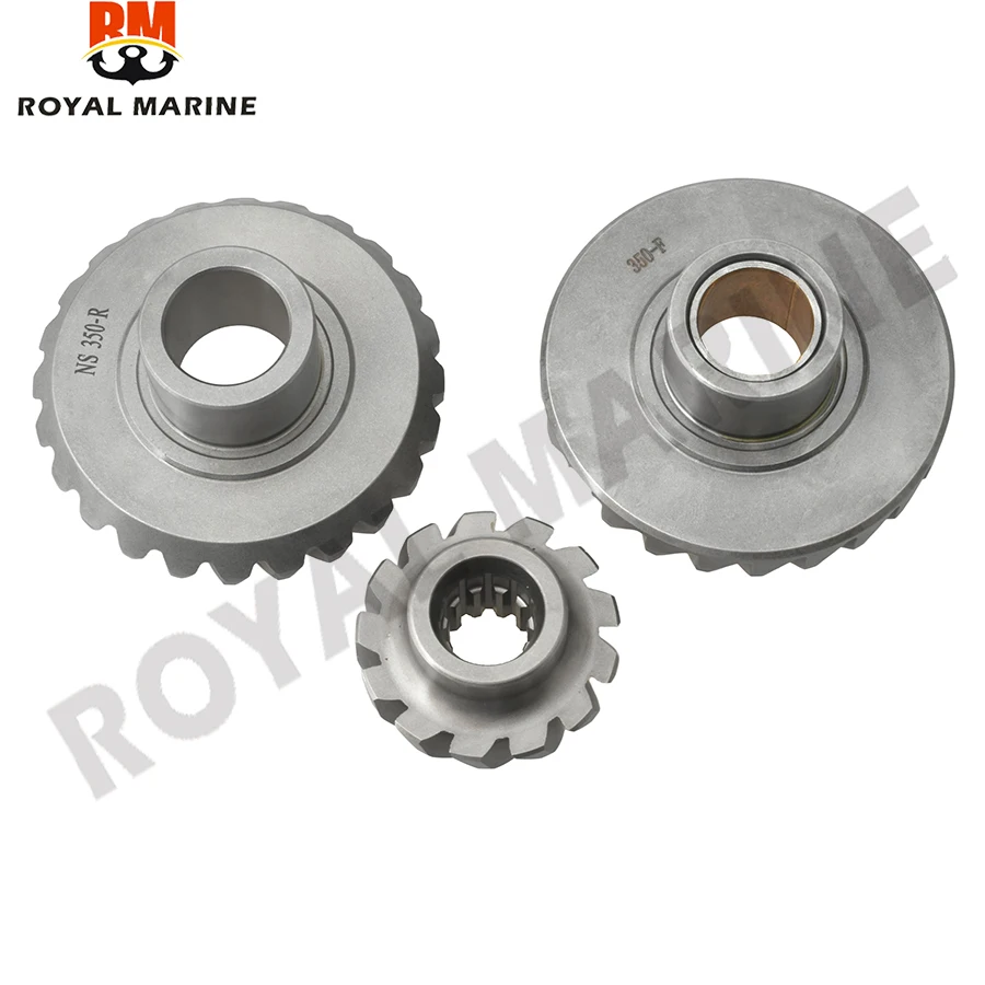 Gear Set 350 For Tohatsu Outboard Engine 2 stoke 18HP 350-64020-0 Pinion 350-64030-0 Reverse 350-64010-0 Forward Gear  3 piece