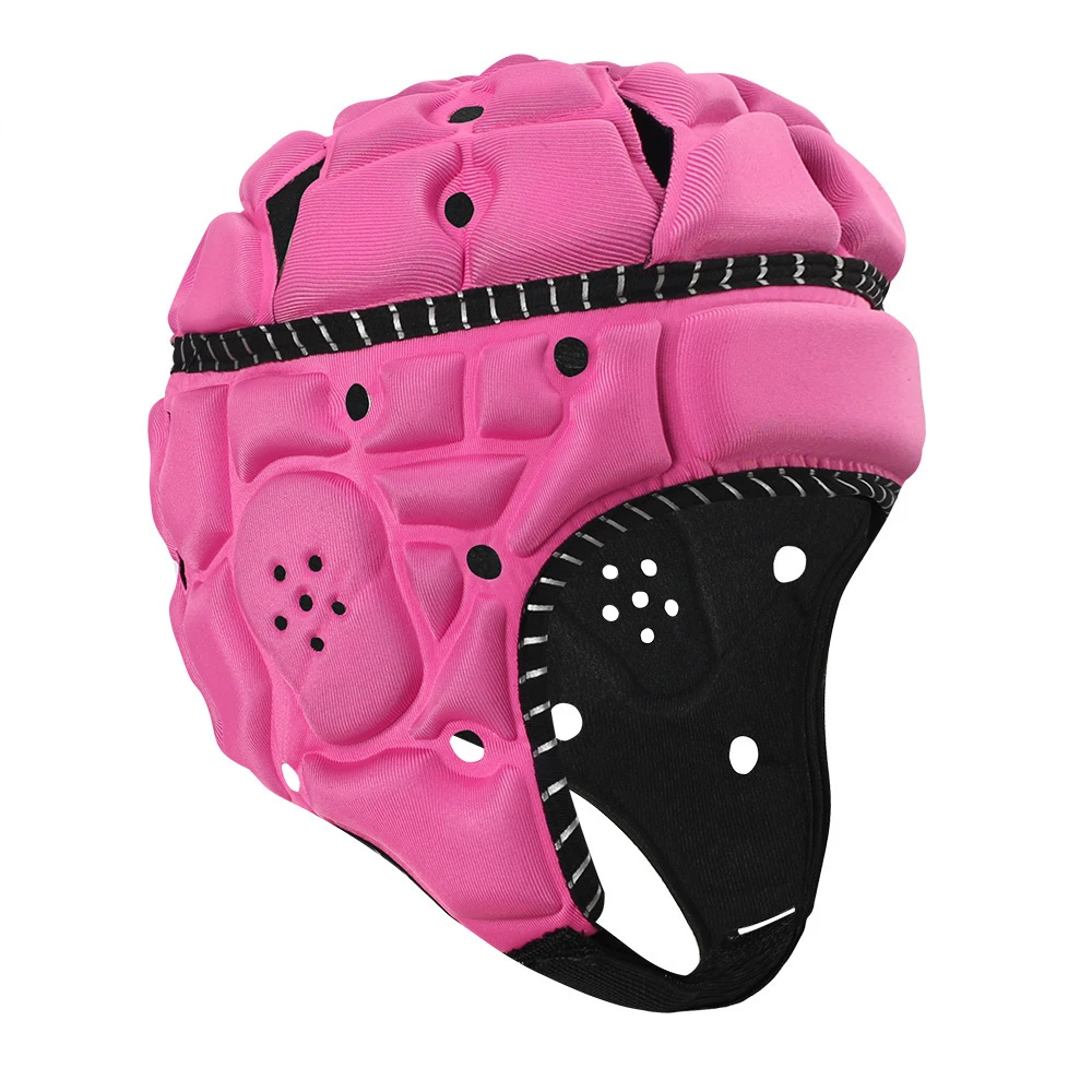 Goalkeeper Helmet Sports Head Guard for Football Soccer Baseball Rugby Cap Goalie Roller Hat Fiber Head Protective gear