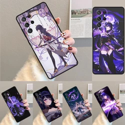 Cover For Samsung Galaxy S24 Ultra S21 S22 S8 S9 S10E Note 10 20 Plus FE S23 Genshin Impact Raiden Shogun Baal Phone case Coque